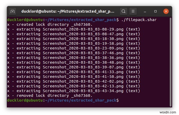 Linux에서 shar를 활용해 자동 압축 해제 아카이브 만드는 방법