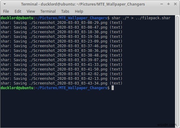 Linux에서 shar를 활용해 자동 압축 해제 아카이브 만드는 방법