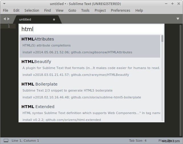 우분투(Ubuntu)에 Sublime Text 설치하고 패키지로 기능 확장하기