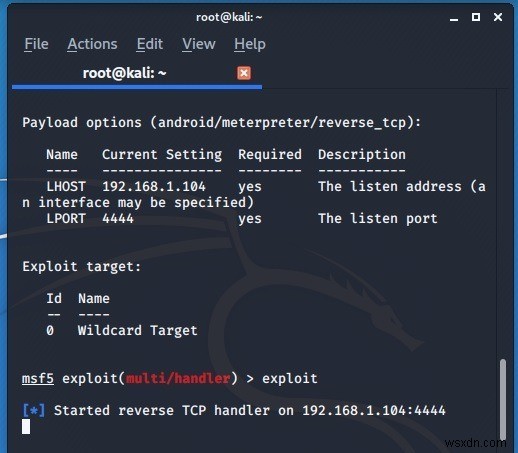 Kali Linux로 안드로이드 스마트폰에 접근하는 방법