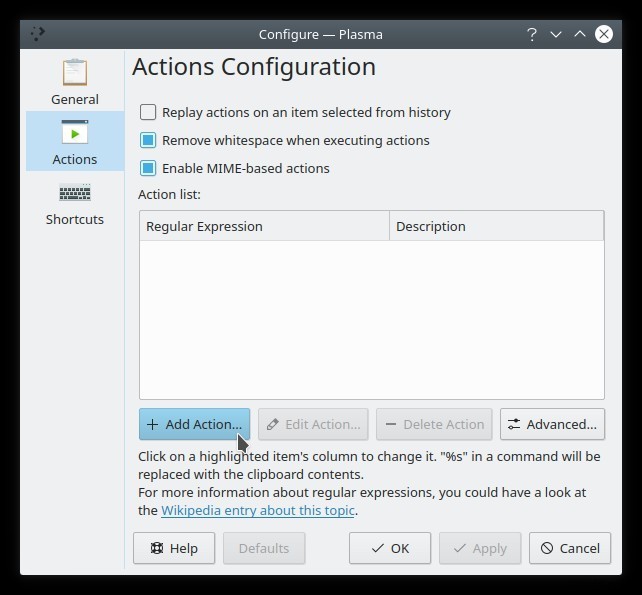 KDE 클립보드 위젯으로 클립보드 기록을 텍스트 파일로 백업하는 방법