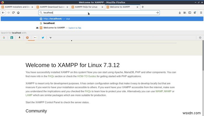 리눅스에서 로컬 WordPress 개발 환경 구축하는 방법 (XAMPP 완벽 가이드)