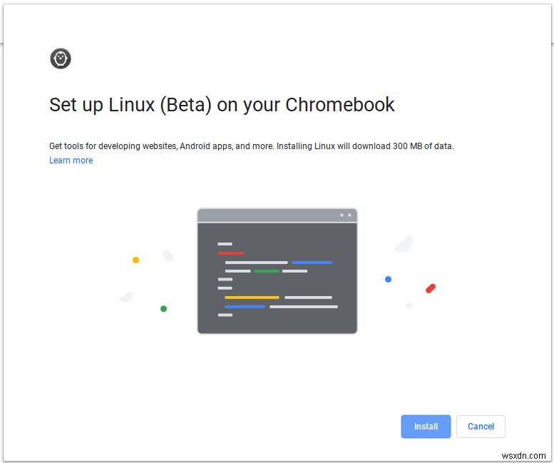 크롬북(Chromebook)에서 리눅스 앱 모드 활성화하는 방법
