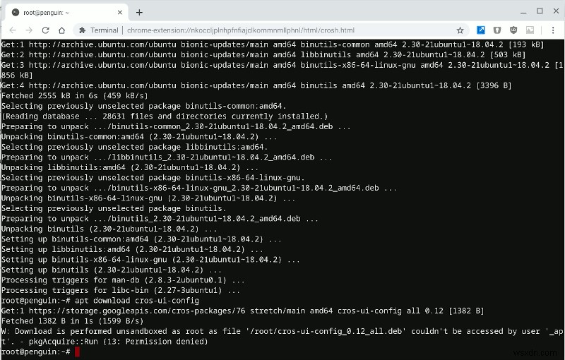 Chrome OS에서 Ubuntu 컨테이너 실행하는 방법 (Crostini 완전 가이드)