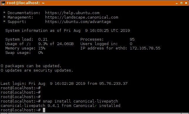 Ubuntu Livepatch로 서버 재부팅 없이 보안 유지하는 방법