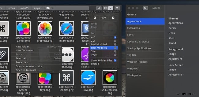 Ubuntu를 macOS Mojave 10.14 스타일로 꾸미는 완벽 가이드