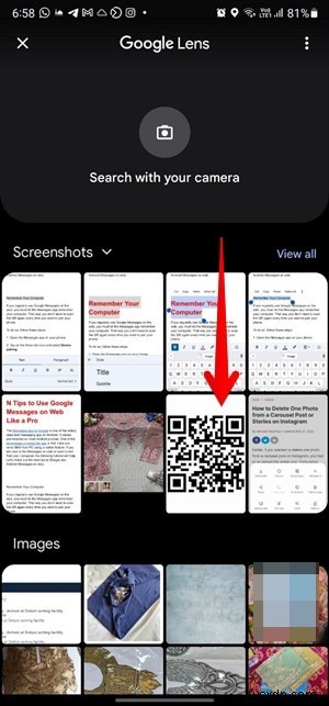 안드로이드·아이폰에서 스크린샷과 이미지 속 QR 코드 스캔하는 방법 총정리