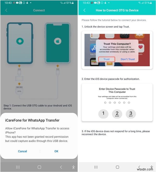 iCareFone Transfer 리뷰: PC 없이 안드로이드 WhatsApp을 아이폰으로 옮기는 방법