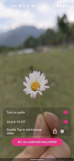 안드로이드에서 라이브 배경화면 및 동영상 배경화면 만드는 방법