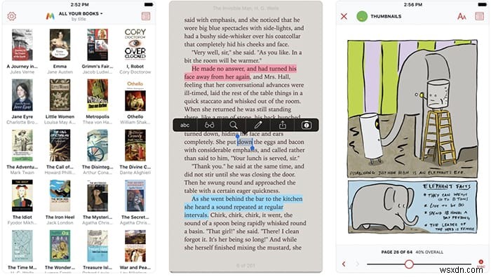 아이폰 독서의 새로운 기준, iOS 최고의 전자책 리더 앱 5선