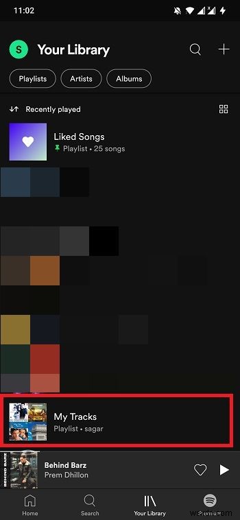 안드로이드에서 스포티파이(Spotify) 재생목록 커버 사진 변경하는 방법