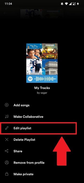 안드로이드에서 스포티파이(Spotify) 재생목록 커버 사진 변경하는 방법