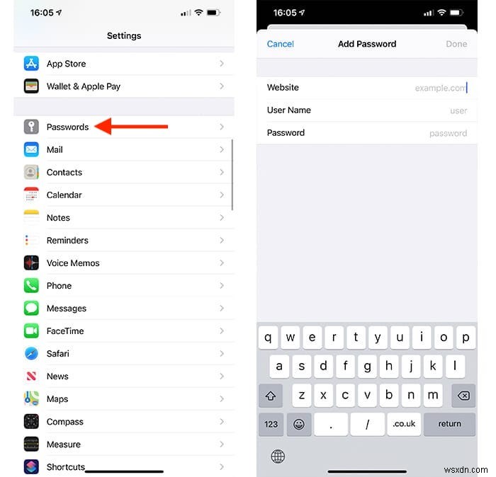 iOS 사파리에서 비밀번호 자동 저장 설정하는 방법