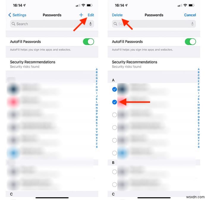 iOS 사파리에서 비밀번호 자동 저장 설정하는 방법