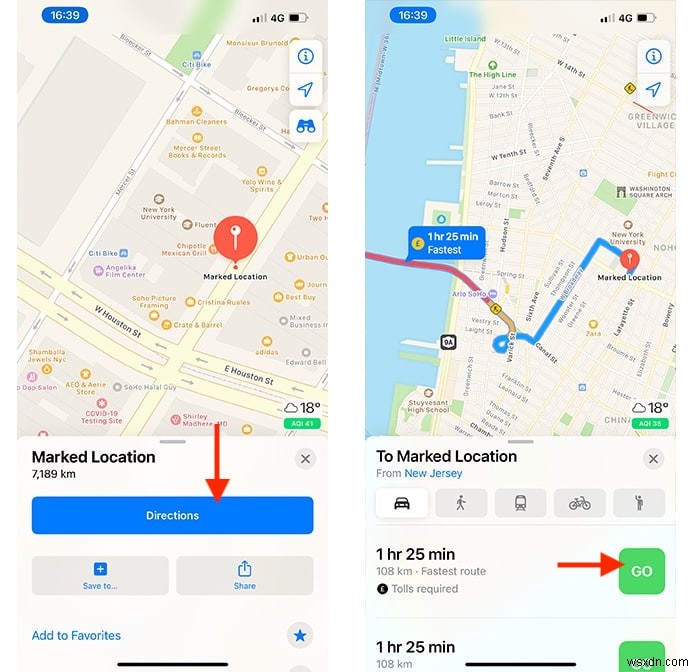 아이폰 Apple 지도에서 핀 놓는 방법 – 길찾기부터 위치 공유까지