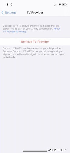 iOS 및 Apple TV에 TV 제공업체를 추가하는 방법
