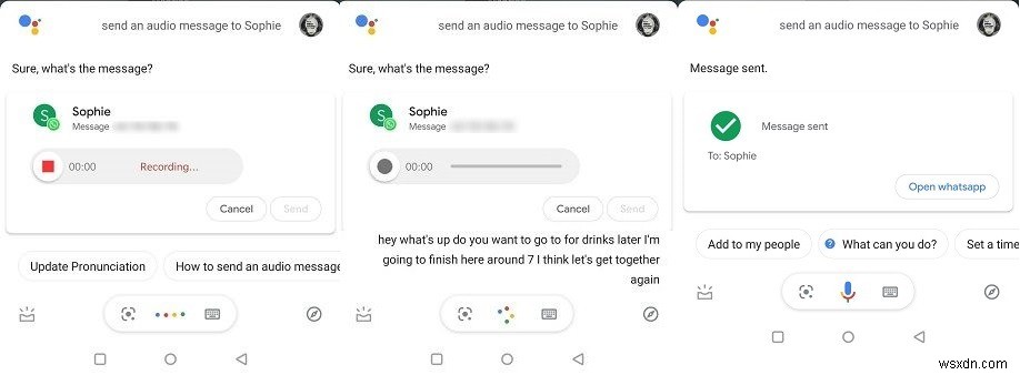안드로이드에서 Google 어시스턴트로 메시지 보내고 읽는 방법