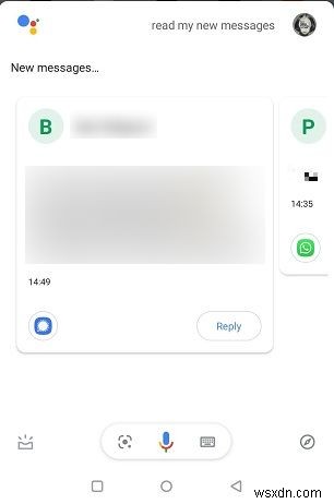 안드로이드에서 Google 어시스턴트로 메시지 보내고 읽는 방법