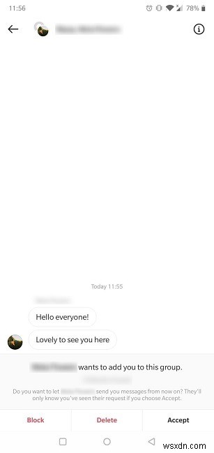 인스타그램 그룹 채팅에 마음대로 추가되는 것 막는 방법