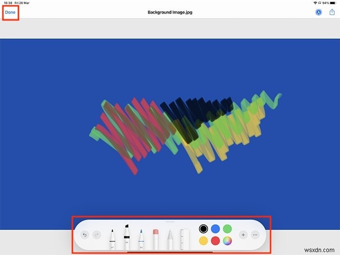 iPad Pro에서 마크업(Markup)으로 문서 편집하고 서명하는 방법