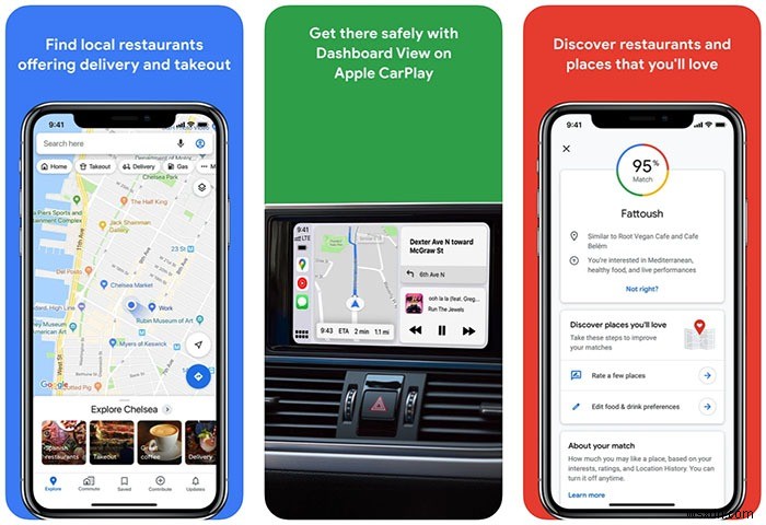 2021년 iOS 사용자를 위한 애플 지도(Apple Maps) 대안 5가지