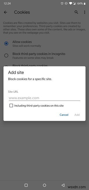 안드로이드 브라우저에서 쿠키 활성화하는 방법 (Chrome·Firefox·Opera)