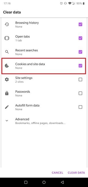 안드로이드 브라우저에서 쿠키 활성화하는 방법 (Chrome·Firefox·Opera)