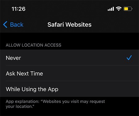 아이폰 사파리(Safari)에서 카메라·마이크·위치 접근 차단하는 방법