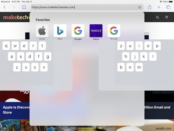 iPad 키보드 분할 및 분할 해제하는 방법 총정리