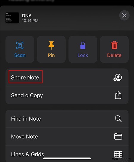 iOS 메모 앱에서 공동 작업 및 변경 사항 강조 표시하는 방법