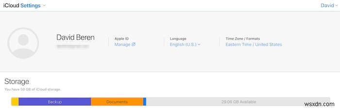 iCloud 저장 공간을 차지하는 항목 확인하는 방법