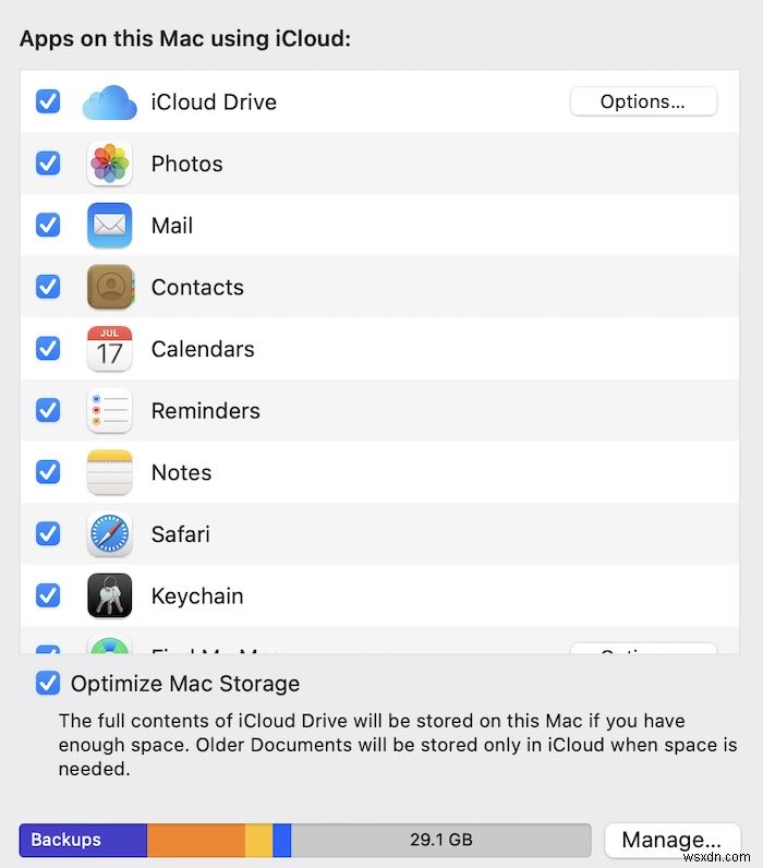 iCloud 저장 공간을 차지하는 항목 확인하는 방법