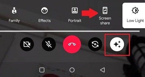 안드로이드에서 구글 듀오(Google Duo)로 화면 공유하는 방법