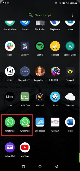 안드로이드에서 WhatsApp 계정 2개 동시에 사용하는 방법