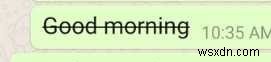 WhatsApp 채팅에서 텍스트 서식 지정하는 방법 총정리