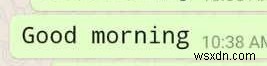 WhatsApp 채팅에서 텍스트 서식 지정하는 방법 총정리