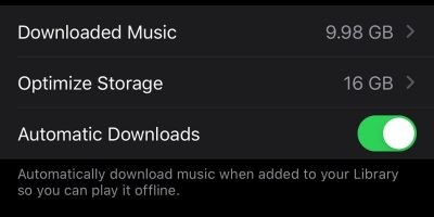 iOS 기기에서 Apple Music 곡 자동 다운로드 설정하는 방법