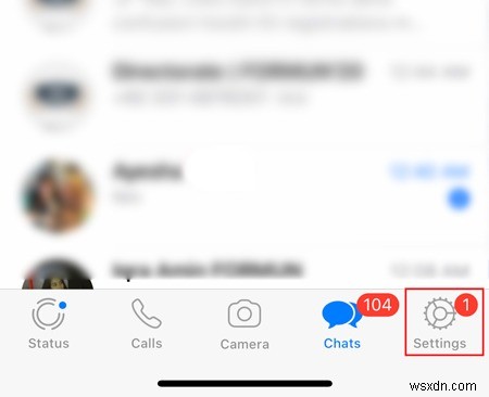 아이폰(iOS)에서 WhatsApp 채팅을 iCloud로 백업하는 방법