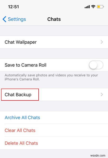 아이폰(iOS)에서 WhatsApp 채팅을 iCloud로 백업하는 방법