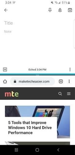 안드로이드 분할 화면 모드로 멀티태스킹하는 방법