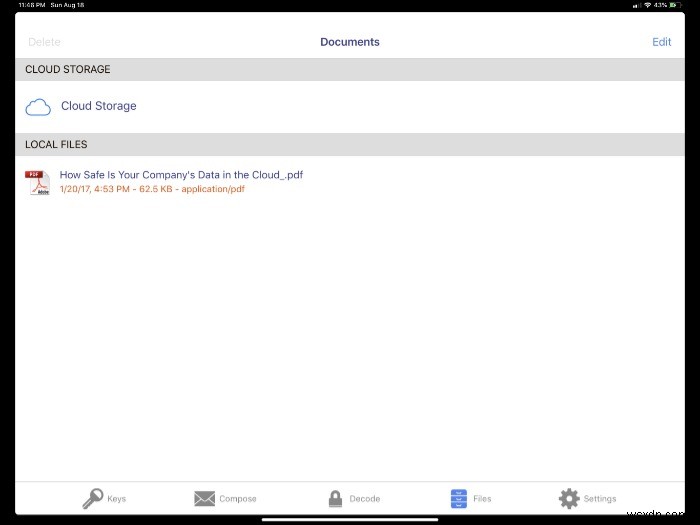 iPGMail: iOS에서 이메일을 암호화하는 가장 좋은 방법