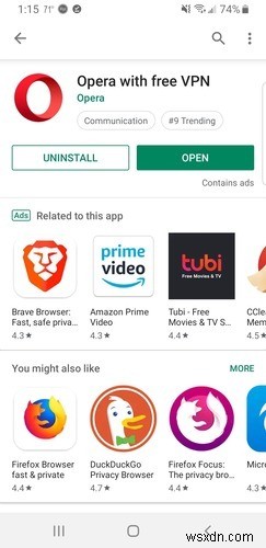 오페라(Opera) 브라우저로 안드로이드에서 무료 VPN 사용하는 방법
