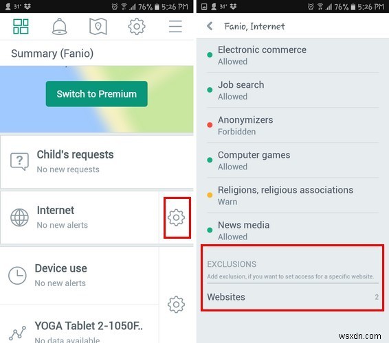 루팅 없이 모든 안드로이드 폰에서 웹사이트 차단하는 방법