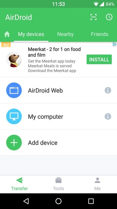 리눅스 PC에서 AirDroid로 안드로이드 스마트폰 연결하고 제어하는 방법