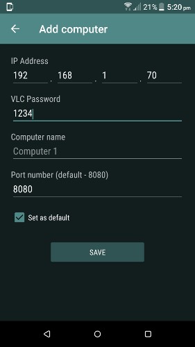 안드로이드폰을 VLC 리모컨으로 바꾸는 방법