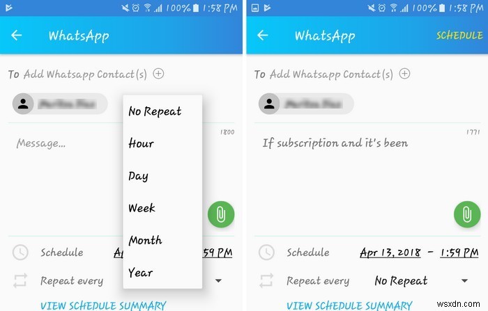 WhatsApp 메시지 예약 전송 방법, SKEDit 앱으로 간단히 해결하기