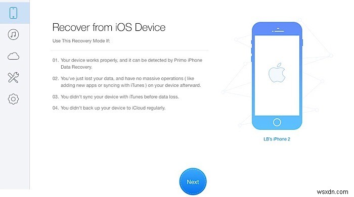 Primo iPhone Data Recovery로 소중한 디지털 라이프를 지키세요