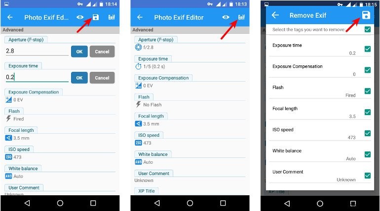 Android 사진에서 EXIF 메타데이터 제거하는 방법