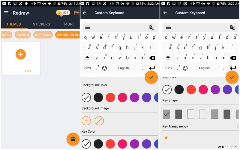 안드로이드 리드로우 키보드(Redraw Keyboard): 다채로운 이모티콘, 스티커, 테마를 한자리에